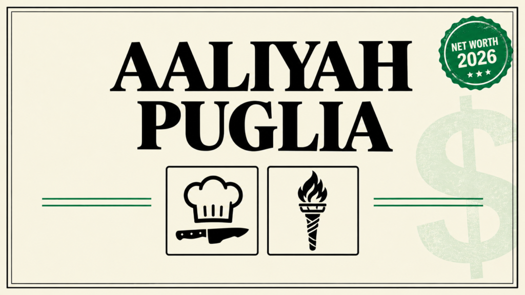 Aaliyah Puglia net worth and salary 2026 graphic